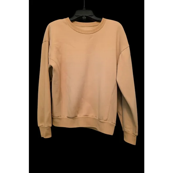 Reflex Camel Crewneck Sweatshirt Mens Medium | Cozy Fleece Pullover Casual - Picture 2 of 6